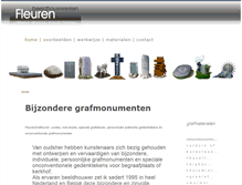 Tablet Screenshot of fleurengrafkunst.nl